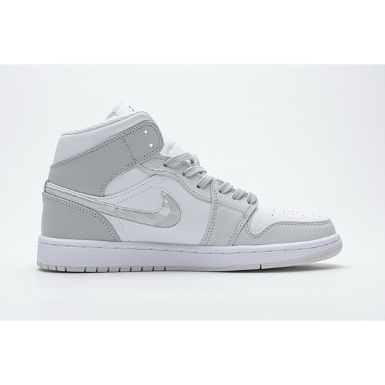 Air Jordan 1 Mid "White Camo" White Grey DC9035-100